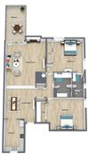 2 Bedroom | 2 Bathroom E